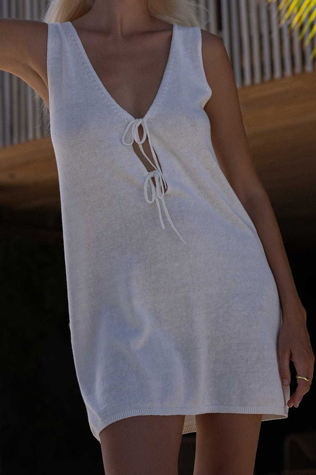 ARCAA - Poppy Mini Dress, Cream