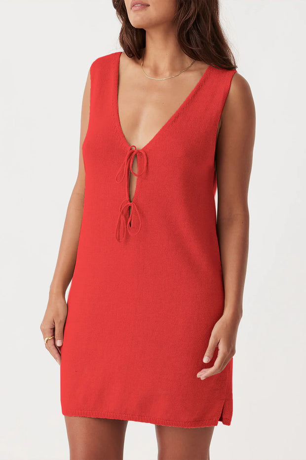 ARCAA - Poppy Mini Dress, Hibiscus