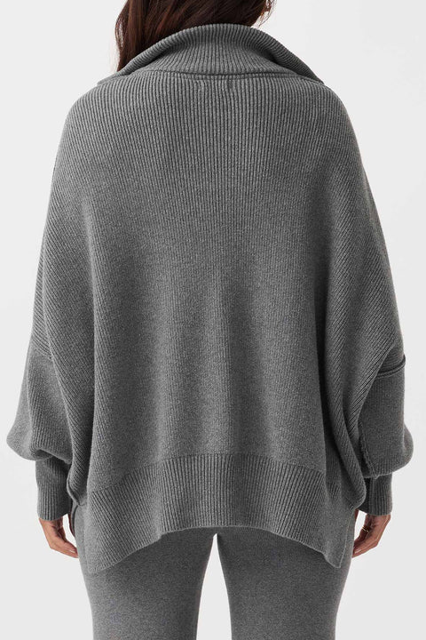 ARCAA - London Sweater, Dark Grey Marle