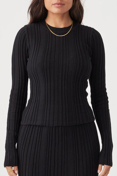 ARCAA - Odessa Long Sleeve Top, Black