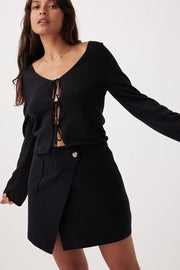 ARCAA - Poppy Long Sleeve Top, Black