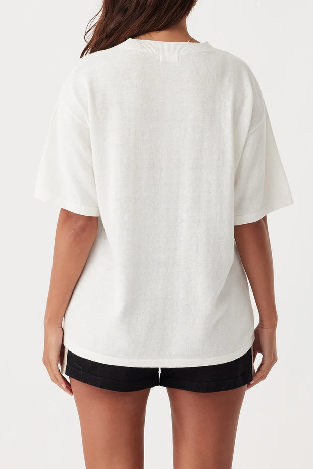 ARCAA - Hazel Tee, Cream/Black