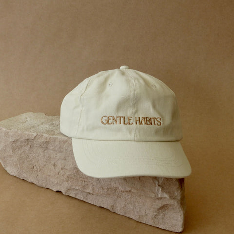 GENTLE HABITS - Positive Outcomes Cap, Cream/Tobacco