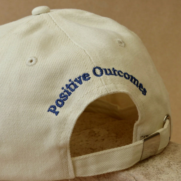 GENTLE HABITS - Positive Outcomes Cap, Cream/Blue