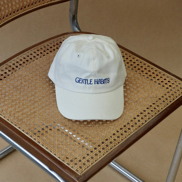 GENTLE HABITS - Positive Outcomes Cap, Cream/Blue