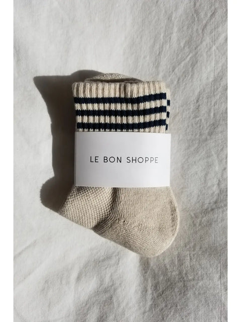 LE BON SHOPPE - Girlfriend Socks, Oatmeal