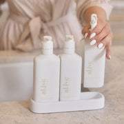 AL.IVE - Dishwashing Liquid, Hand Wash, Bench Spray + Tray Trio, Lemon Myrtle & Honeydew