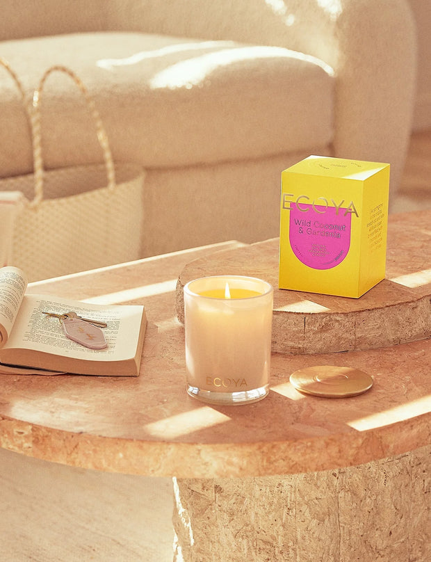 ECOYA - Limited Edition Sensory Escapes Madison Candle, Wild Coconut & Gardenia