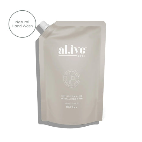 AL.IVE - Wash Refill 900ml Pouch, Watermelon & Lime