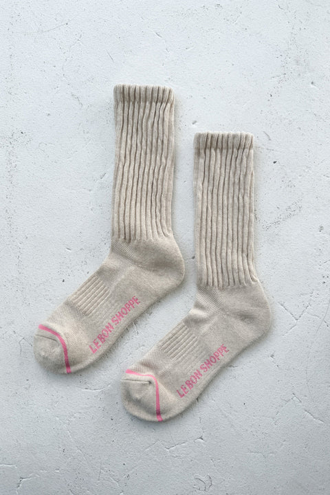 LE BON SHOPPE - Ballet Socks, Oatmeal