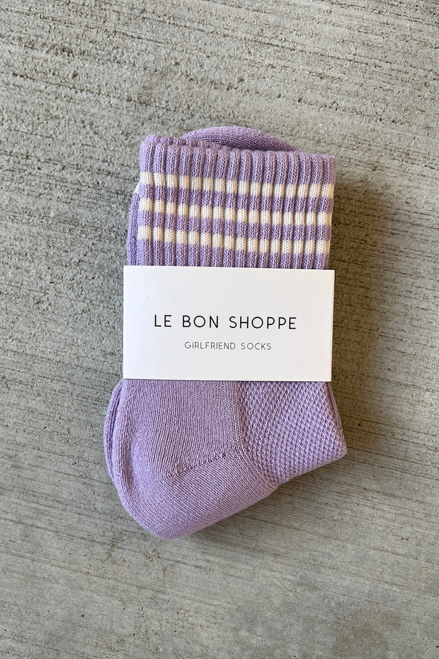 LE BON SHOPPE - Girlfriend Socks, Iris