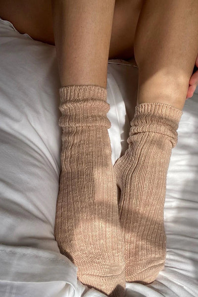 LE BON SHOPPE - Cottage Socks, Peachy Keen