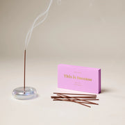 GENTLE HABITS - Glass Vessel Incense Holder, Iridescent