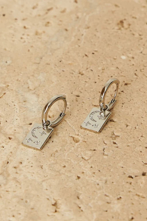 LOVE FROM LILOU -  Stardust Earrings, Silver