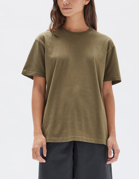 ASSEMBLY LABEL - Womens Organic Base Tee, Spruce