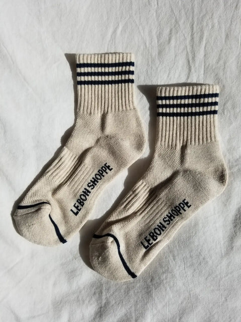 LE BON SHOPPE - Girlfriend Socks, Oatmeal