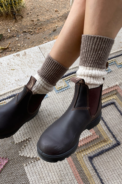 LE BON SHOPPE - Cottage Socks, Oatmeal/Flax