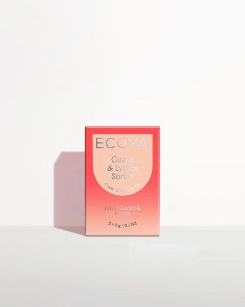 ECOYA - Car Diffuser Refill, Guava & Lychee Sorbet