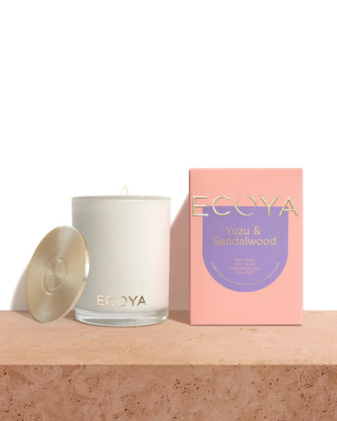 ECOYA - Limited Edition Sensory Escapes Madison Candle, Yuzu & Sandalwood