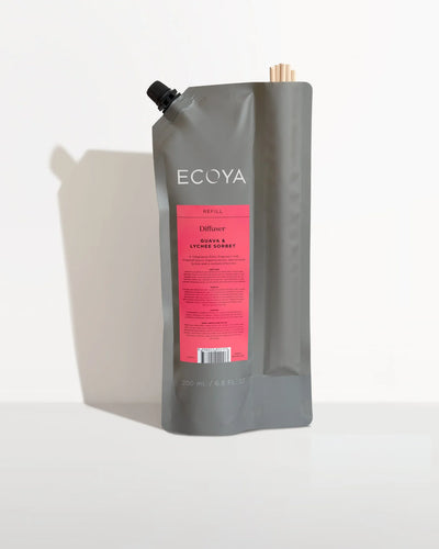 ECOYA - Diffuser Refill, Guava & Lychee Sorbet