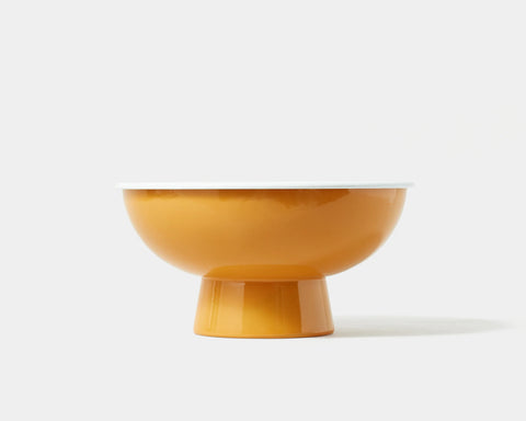 FALCON ENAMELWARE - Fruit Bowl, Mustard Yellow