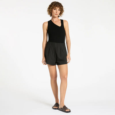 Status Anxiety -Slow Motion Women's Shorts, Soft Black