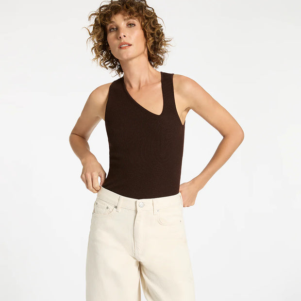 Status Anxiety - Come Around Women's Knit Tank, Bark