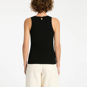 Status Anxiety - Come Around Women's Knit Tank, Soft Black