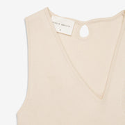 Status Anxiety - Come Around Women's Knit Top, Bone