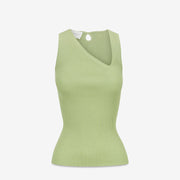 Status Anxiety - Come Around Women's Knit Tank, Honey Dew