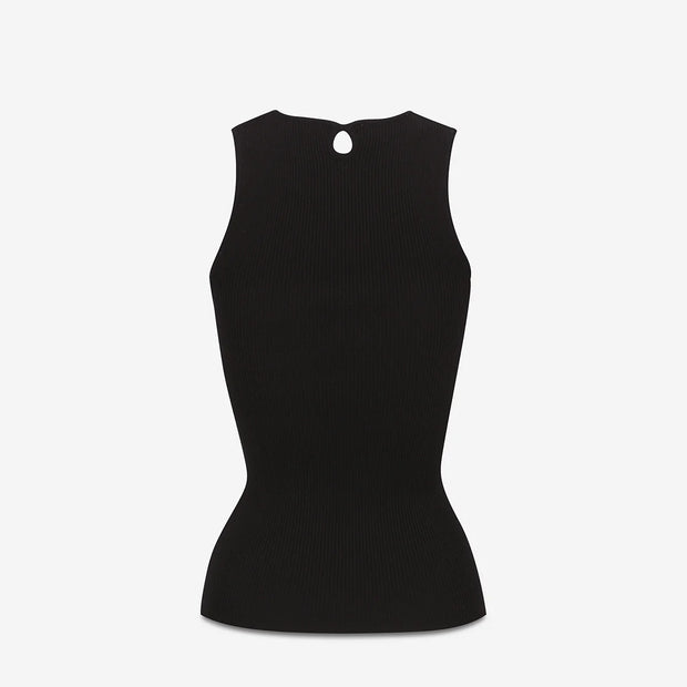 Status Anxiety - Come Around Women's Knit Tank, Soft Black