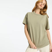 Status Anxiety - Feels Right Women's Tee, Washed Sage