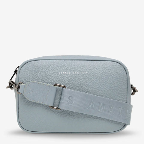 STATUS ANXIETY - Plunder Bag With Webbed Strap, Powder Blue