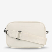 STATUS ANXIETY - Plunder Bag With Webbed Strap, Chalk