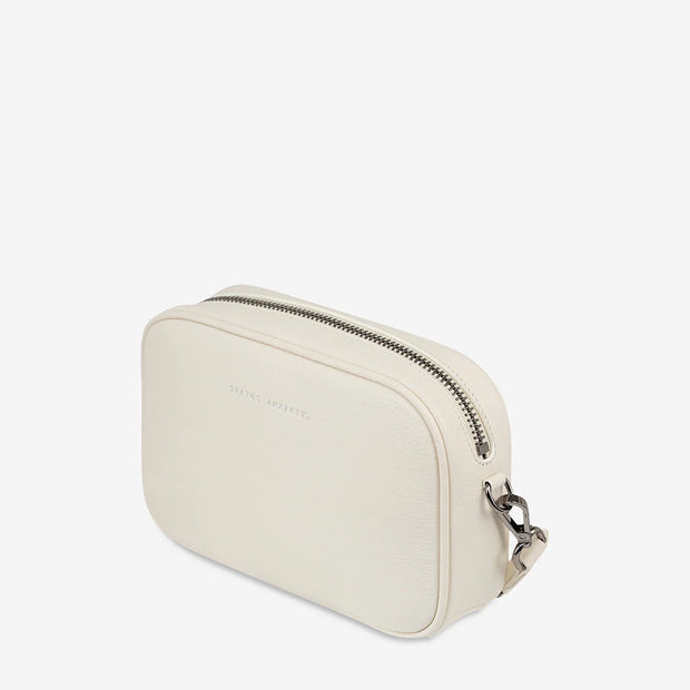 STATUS ANXIETY - Plunder Bag With Webbed Strap, Chalk