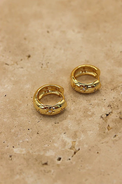 LOVE FROM LILOU -  Stella Earrings, Gold