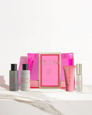 ECOYA - On Holiday Travel Gift Set, Guava & Lychee Sorbet