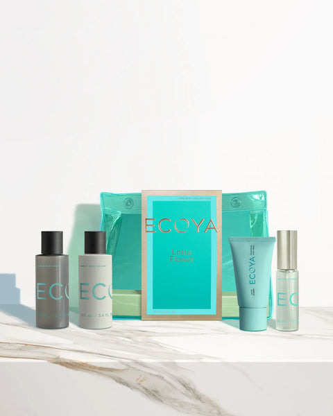 ECOYA - On Holiday Travel Gift Set, Lotus Flower