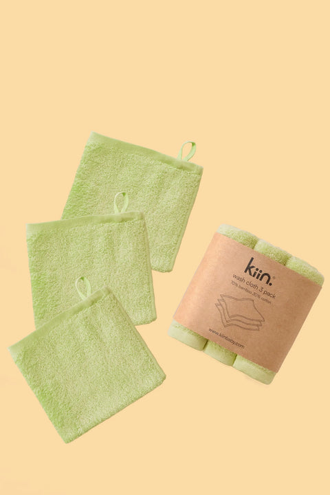 KIIN BABY - Wash Cloth 3 Pack