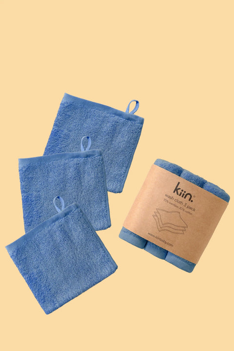 KIIN BABY - Wash Cloth 3 Pack