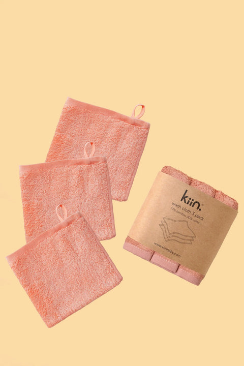 KIIN BABY - Wash Cloth 3 Pack