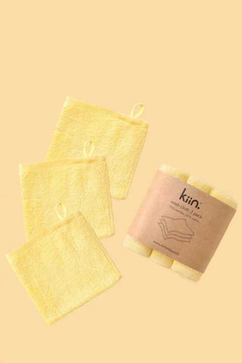 KIIN BABY - Wash Cloth 3 Pack