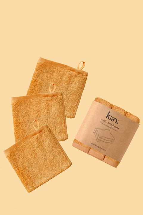 KIIN BABY - Wash Cloth 3 Pack