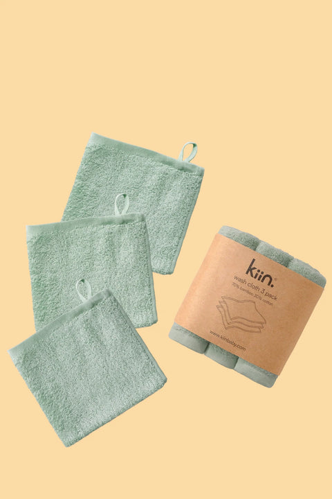 KIIN BABY - Wash Cloth 3 Pack