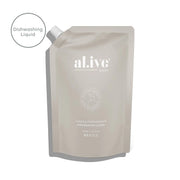 AL.IVE - Dishwashing Liquid 900ml Refill Pouch, Lemon & Pomegranate