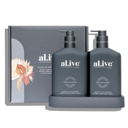 AL.IVE - Wash & Lotion Duo + Tray, Coconut & Wild Orange