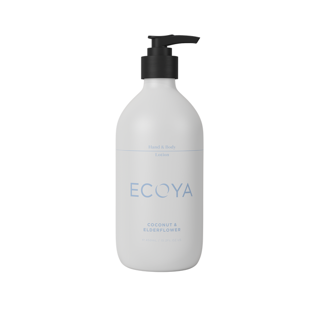 ECOYA - Coconut & Elderflower, Hand & Body Lotion - Makers On Mount