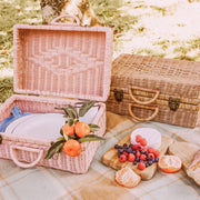 OLLI ELLA - Toaty Rattan Trunk, Rose - Makers On Mount