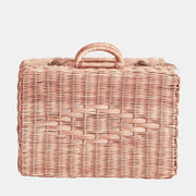 OLLI ELLA - Toaty Rattan Trunk, Rose - Makers On Mount