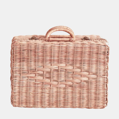 OLLI ELLA - Toaty Rattan Trunk, Rose - Makers On Mount